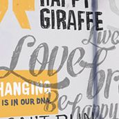 MURAL HAPPY GIRAFFE. Street Art project by Diego Etcheverry - 07.03.2016