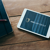 The AMS Law Group. Br, ing, Identit, Graphic Design, and Web Design project by Made by Nika - 07.09.2018