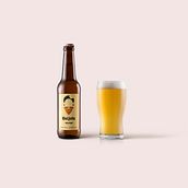 Labeling - Restyling Cerveza Quijota. Graphic Design, Vector Illustration, and Packaging project by Patricia Cabezuelo Romero - 07.09.2018