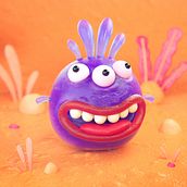 More Stupid Friends v2 . Un projet de 3D, Direction artistique, Conception de personnages et Illustration traditionnelle de Albert Carruesco - 11.07.2018