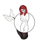 Serie "Sirenas". Fine Arts, Concept Art, Drawing, Pencil Drawing, Traditional illustration, and Digital Illustration project by Antonio Zambudio - 03.01.2018