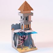 Mi Proyecto del curso: Introducción exprés  3D: de cero a render con Cinema 4D. 3D, and Architecture project by felipe benavides sanchez - 08.30.2018