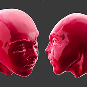 Escultura de cabeza en Blender. Een project van 3D van Juan - 15.07.2018