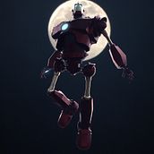 THR IRON GIANT _ IRONMAN. 3D, Animation, 3D Animation, Design, and 3D Modeling project by Billy Bologna - 07.15.2018