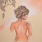 Mi Proyecto del curso: Nude y Blackpower. Un progetto di Illustrazione tradizionale di Cecilia Alcaraz Murillo - 17.07.2018