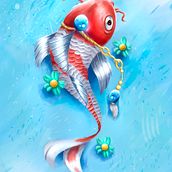 Pez. Drawing, Traditional illustration, and Digital Illustration project by Rodrigo Benito - 12.17.2016