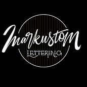 Markustom Lettering Brand. Un progetto di Br, ing, Br, identit, Design, Design di loghi, Graphic design, Lettering e Naming di Markus Riambau - 18.07.2018