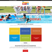 WEB SUMMER CAMP REEBOK SPORTS CLUB. Un progetto di Graphic design di José Manuel Piñón Cubero - 11.05.2018