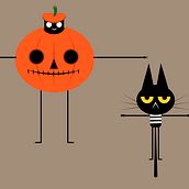 Animación aftereffects pumpkin. Un proyecto de Animación 2D de marinadelos - 18.07.2018