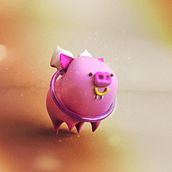 Mi Proyecto del curso: Diseño de personajes en Cinema 4D: del boceto a la impresión 3D . 3D & Ilustrație digitală de Gerson Pichardo - 05.19.2018