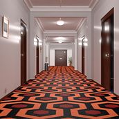 The Shining hallway. 3D, 3D Animation, Architecture, Interior Architecture, Film, Film, Video, and TV project by Davide Benetti - 07.19.2018