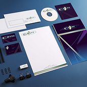 Identidad corporativa Co1n. Br, ing, Identit, Logo Design, and Graphic Design project by Ismael Aso - 08.14.2018