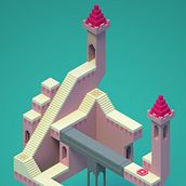 Monument Valley Fan Art con MagicaVoxel. Concept Art project by Mariano Rivas - 07.19.2018
