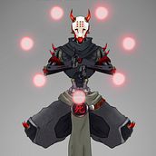 Zenyatta Oni FanMade. Un projet de Conception de personnages de gerva perez - 20.07.2018
