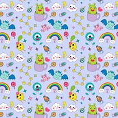 Pattern Kawaii. Design project by Evamy Arts - 08.20.2018
