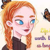 Fanart - Anne with an "E". Digital Illustration project by Marian Alhama - 02.11.2019