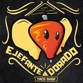 Elefante Dorado. Pencil Drawing, Traditional illustration, and Vector Illustration project by Thomás Reynoso Vazquez - 07.21.2018