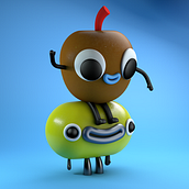 Mi Proyecto del curso: Introducción exprés al 3D: de cero a render con Cinema 4D. Un progetto di Modellazione 3D di tamus - 24.07.2018