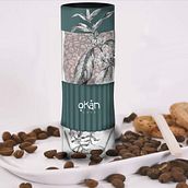 Okan Coffee/ Café marca Okan. Un progetto di Design, Graphic design, Design di loghi e Product design di Marta Montoro - 20.05.2017