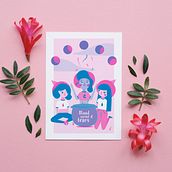 Blood, sweat & tears - Risographies. Un proyecto de Ilustración tradicional e Ilustración digital de Fabiola Correas - 30.07.2018