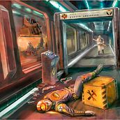 Background mining instalation Concept Art 01 video Game Proyect The Frequency. Fine Arts, Film, Concept Art, Drawing, Lighting Design, Game Design, Photograph, Traditional illustration, Digital Illustration, Painting, and Video Games project by Gabriel Navarro Romero - 07.31.2018