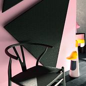 Black&Pink. 3D, Interior Architecture, Design & Interior Design project by Cris Rey - 03.03.2018