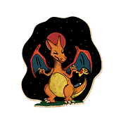 Charizard redmoon. Projekt z dziedziny  R, sunek, Design, Trad, c, jna ilustracja i Grafika wektorowa użytkownika Noe Tihista - 02.08.2018