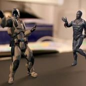 Desk party. 3D, and VFX project by José A. Martínez - 08.07.2018