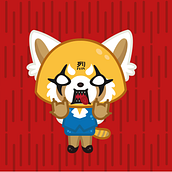Aggretsuko . Digital Illustration project by Marisol Alvino Chung - 05.04.2018