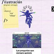 Ilustración: collage digital para medios gráficos . Un proyecto de Ilustración tradicional y Collage de Violeta Maluendres González - 27.02.2018