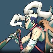 Bi-Monthly Character June-July Baseball theme. 3D projeto de Gino Ardelean - 08.08.2018