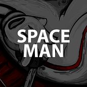 SpaceMan Illustration. Sketching, Concept Art, and Digital Illustration project by Ariel Espinoza - 08.09.2018