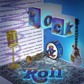 ROCK AND ROLL. Un proyecto de 3D, Ilustración tradicional y Modelado 3D de Marta Romero - 08.08.2018