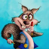 Ardilla Negra. Cuento ilustrado para México. Een project van Traditionele illustratie van Yolanda Cabrera Sánchez - 10.08.2018