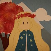La pequeña Anjana. Projekt z dziedziny  Animacja, Animacje 2D, Ilustracja c, frowa i Grafika wektorowa użytkownika María José Ocón - 19.11.2017