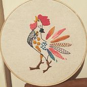 Mi Proyecto del curso: Técnicas de bordado: ilustrando con hilo y aguja. Creativit project by claudia_armasv - 08.11.2018