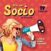 Día del socio, No te Cortes. Un proyecto de Diseño de carteles, Diseño de vestuario, Diseño gráfico y Publicidad de Iñaki Ray - 11.08.2018