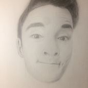 Mi Proyecto del curso: Retrato realista con lápiz de grafito. Un proyecto de Dibujo realista de Leonardo Alonso - 13.08.2018