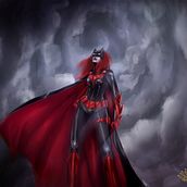 Batwoman. Traditional illustration, and Painting project by Sarahi Villaseñor Ortega - 08.14.2018