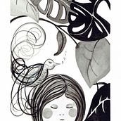 Mi Proyecto del curso: Introducción a la ilustración con tinta china - Teacup Forest. Un proyecto de Dibujo e Ilustración tradicional de Melisa Florentin - 18.08.2018