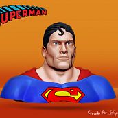 Superman Sin cejas - Curso de Modelado de personajes en 3D . Un proyecto de 3D de Bryan Vivas - 15.08.2018