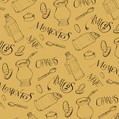 Mate, Lettering e ilustración . Primeras composiciones. Un proyecto de Diseño de Micaela Garramuño - 16.08.2018