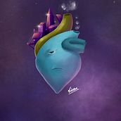 Una carga física y emocional de llevarnos a cuestas. Traditional illustration, and Digital Illustration project by Vicente Herrera Teruel - 08.17.2018