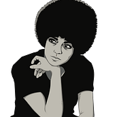 ANGELA DAVIS. Un projet de Illustration numérique de Catuxa Barreiro - 17.08.2018