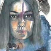 autorretrato personalizado . Fine Arts project by Clara Sánchez - 08.19.2018