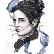 Mi Proyecto del curso: Retrato ilustrado con Photoshop. Digital Illustration, and Graphic Design project by Marina Embiz - 08.21.2018