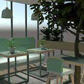 Mi Proyecto del curso: Iniciación al diseño de interiores. Un proyecto de diseño y ejecución del espacio comercial 'Sembrao'. Interior Architecture, Creativit & Interior Design project by Lizeth Dg - 06.20.2018