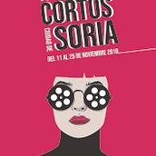 XX Certamen de Cortos de Soria. Un progetto di Design di poster , Graphic design e Illustrazione tradizionale di inma caos - 24.08.2018