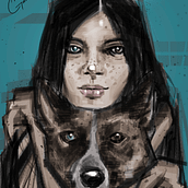 Mi Proyecto del curso: Pinceles y pixeles: introducción a la pintura digital en Photoshop. Painting project by Agustín Guerrero - 08.26.2018
