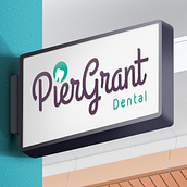 Diseño de Isologotipo para Piergrant Dental. Br, ing e Identidade, Design de logotipo, e Design gráfico projeto de Carlos Iván Pérez García - 07.11.2017
